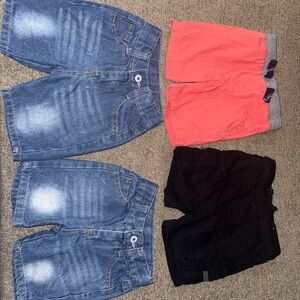 Kids Denim and khaki Shorts Set